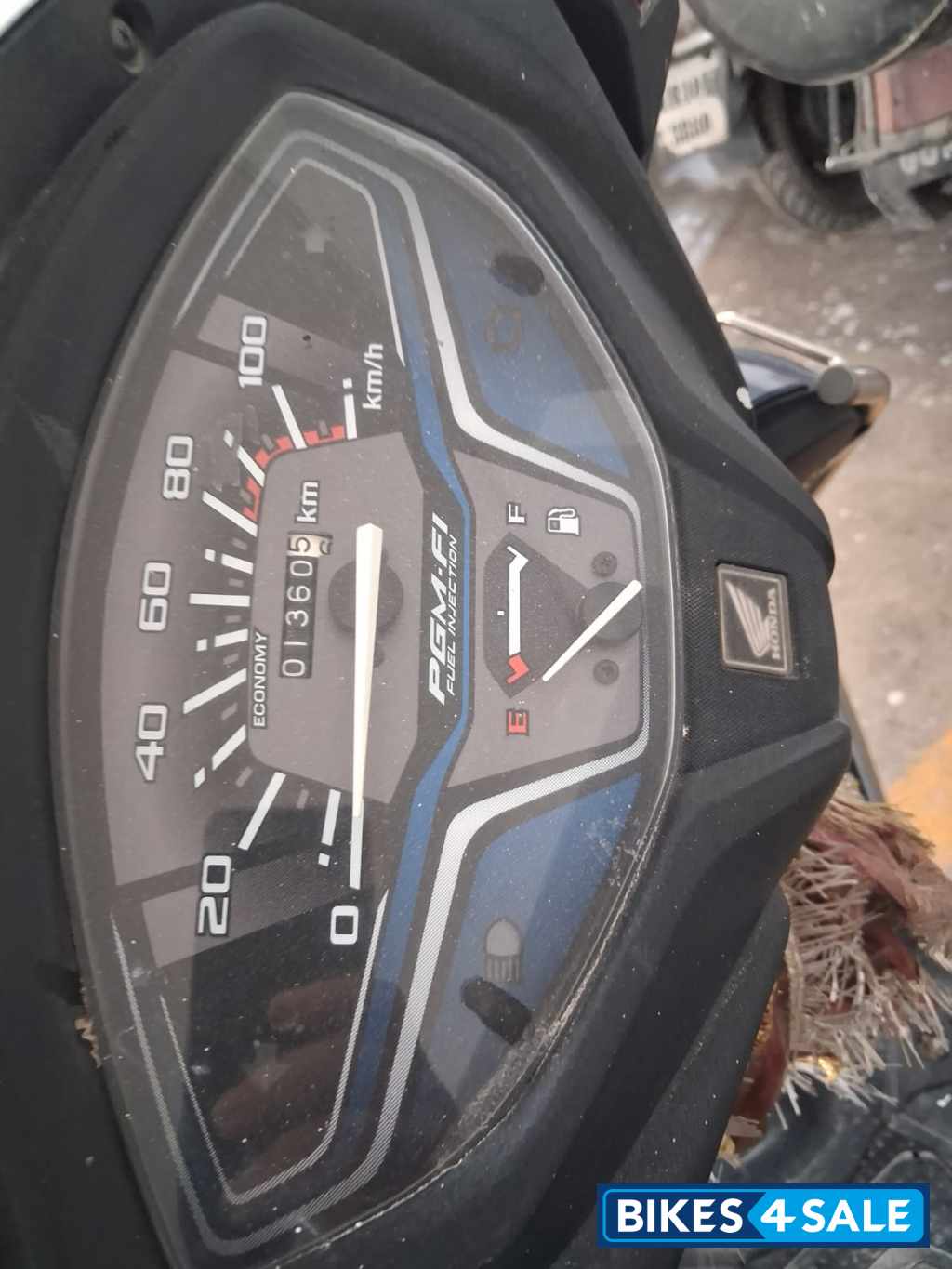 Blue Honda Activa DLX Limited Edition