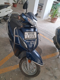 Blue Honda Activa DLX Limited Edition