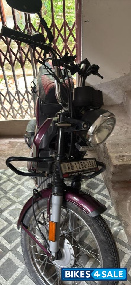 Purple TVS XL 100 Heavy Duty