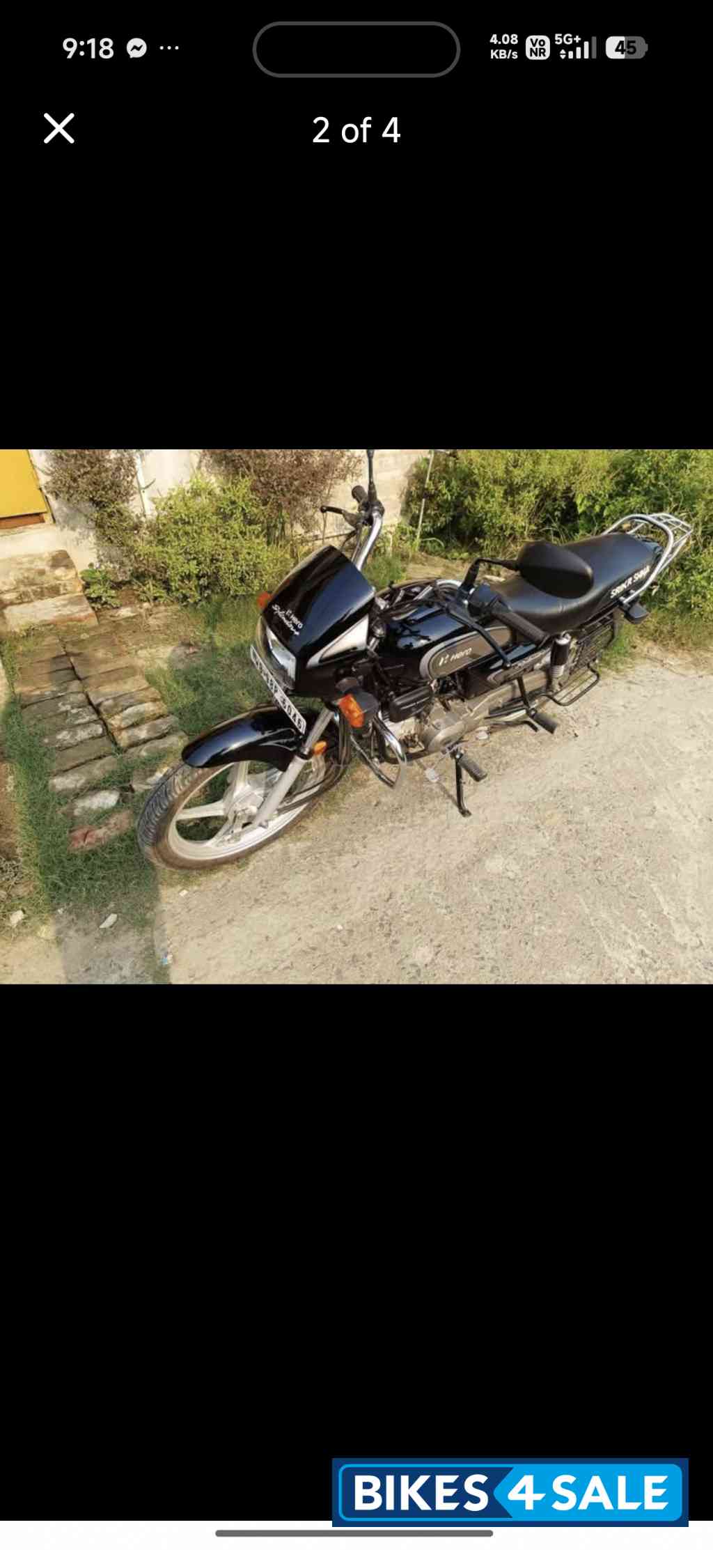 Grey Black Hero Splendor