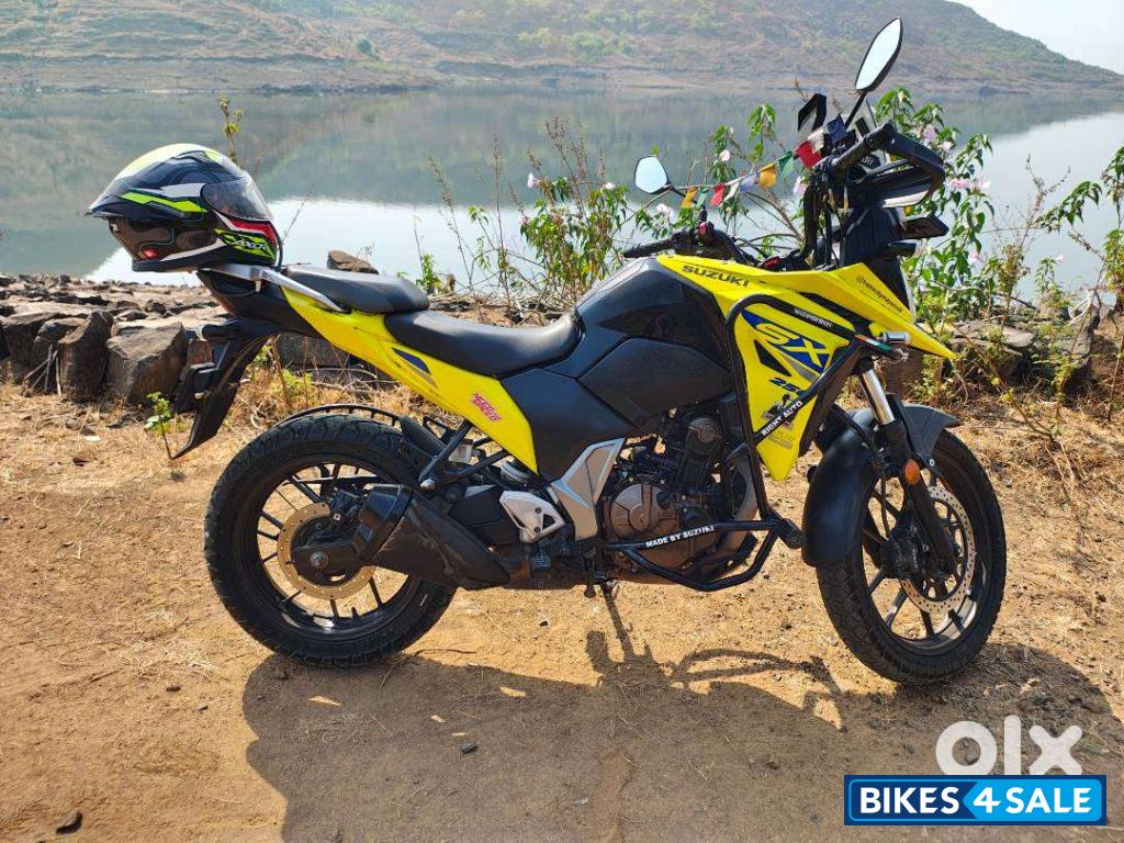 Yellow Suzuki V-Strom 250
