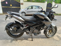 Black With Grey Bajaj Pulsar NS200