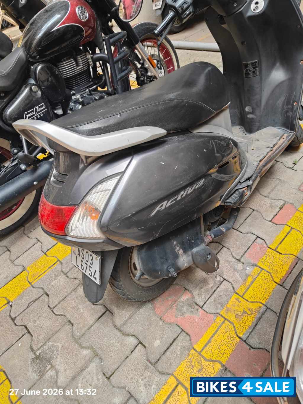 Grey Honda Activa