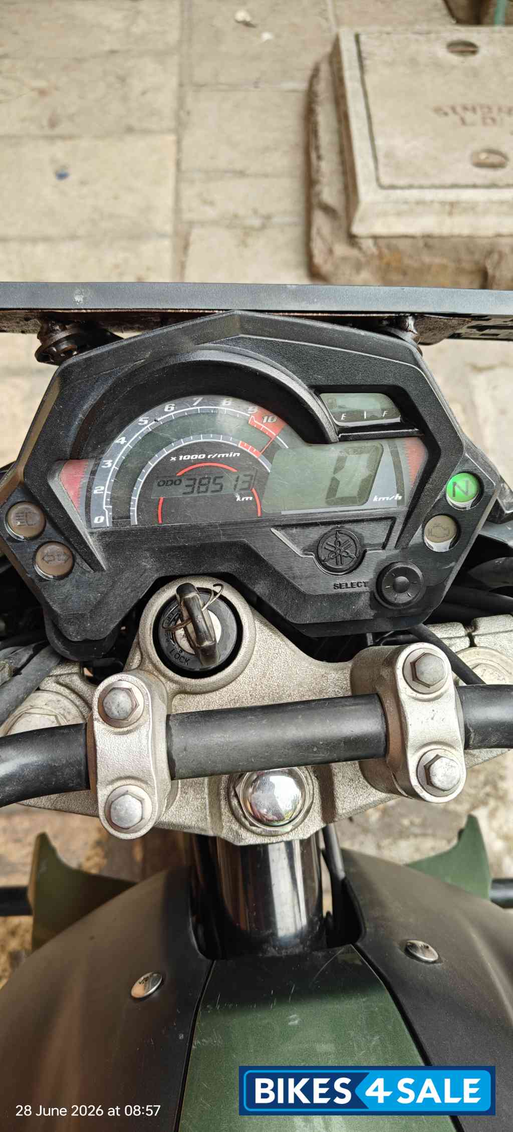 Mat Green Yamaha FZ-S Mat Green Yamaha FZ-S