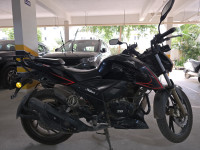 Black TVS Apache RTR 200 4V 2020