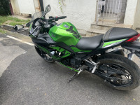Green Kawasaki Ninja 300 BS6