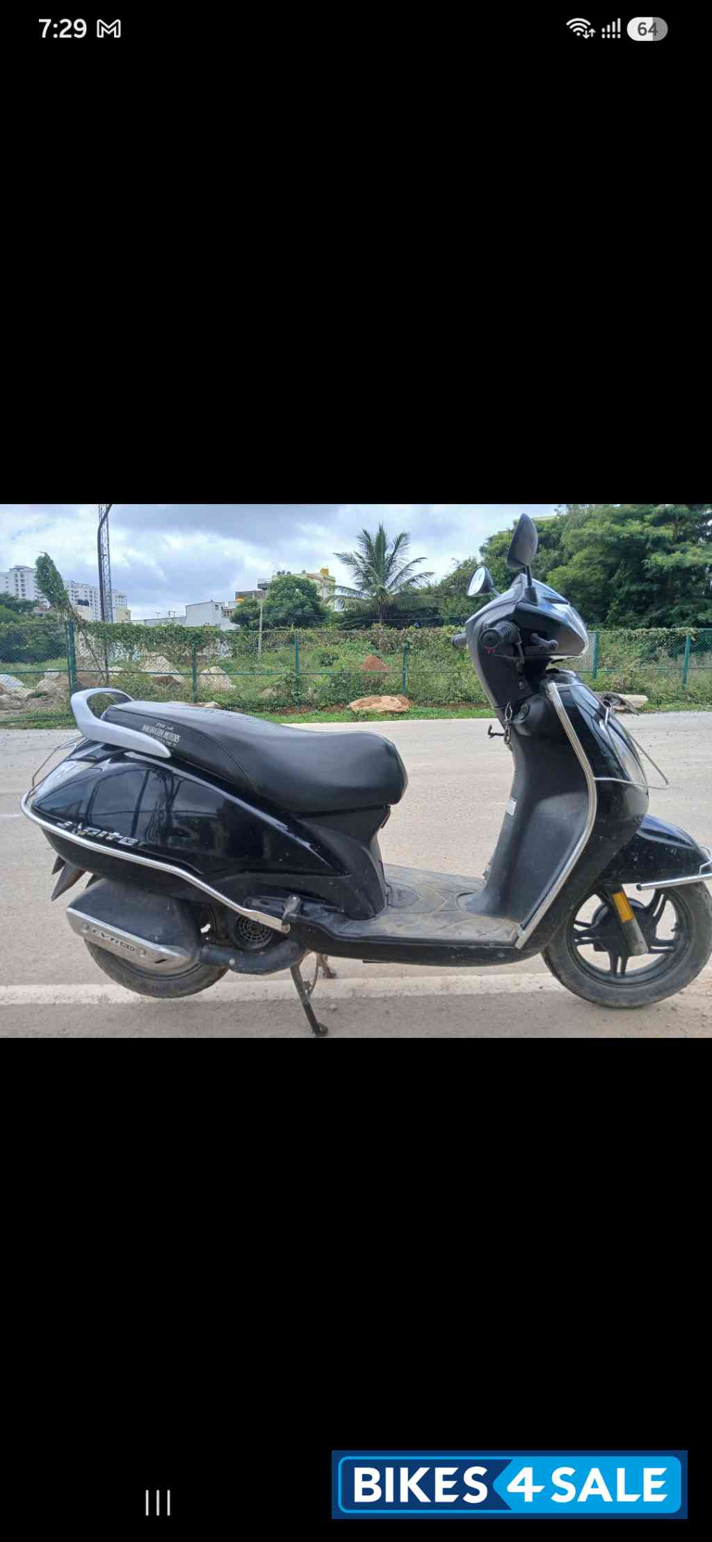 Black TVS Jupiter BS6 Black TVS Jupiter BS6