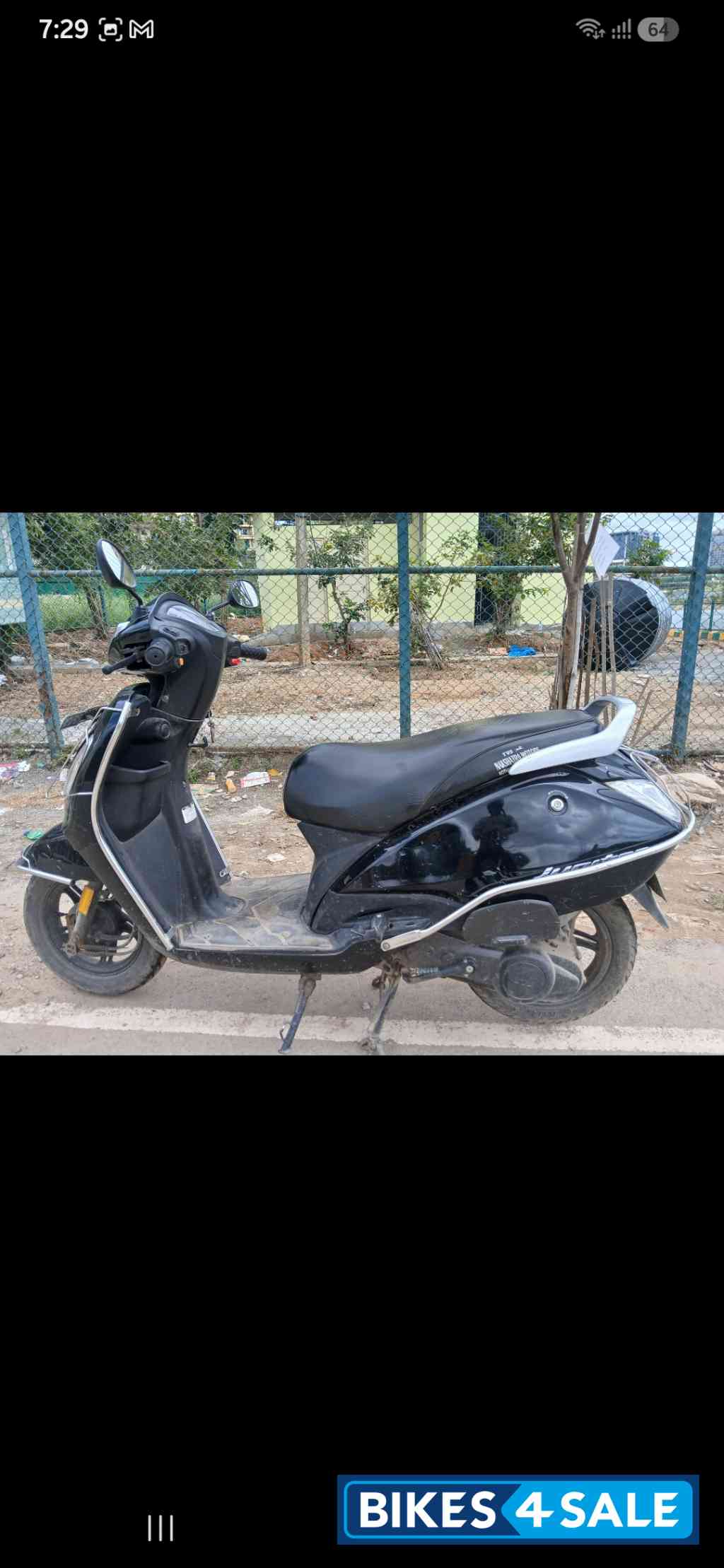 Black TVS Jupiter BS6 Black TVS Jupiter BS6