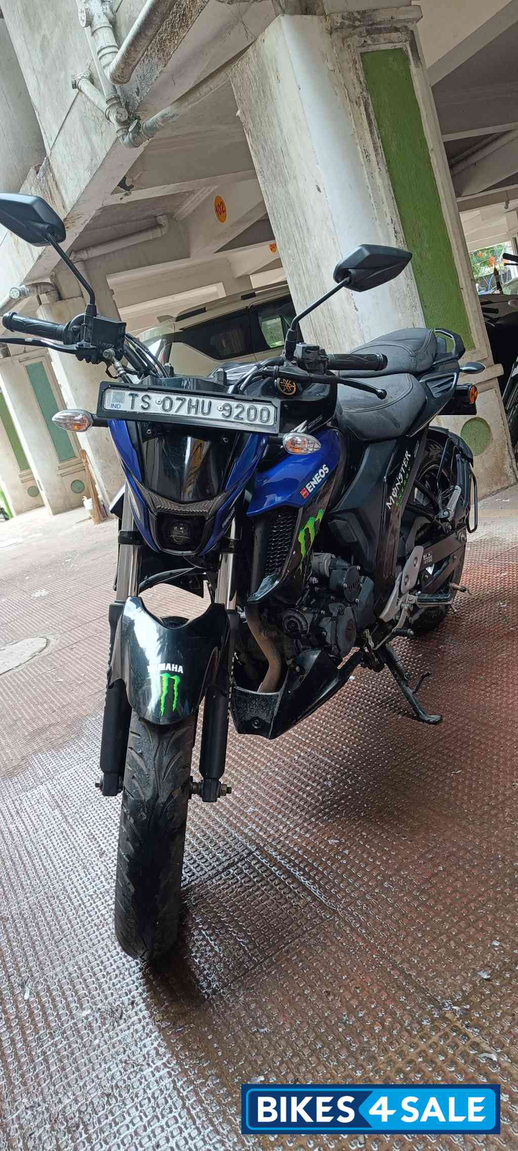 Black Yamaha FZ25 Monster Energy MotoGP Edition