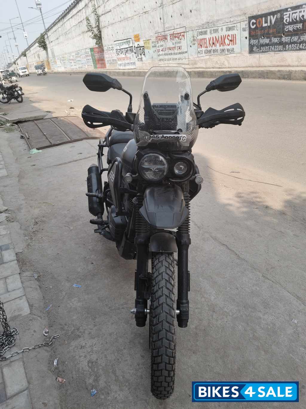 Black Yezdi Adventure Twin Headlight Black Yezdi Adventure Twin Headlight