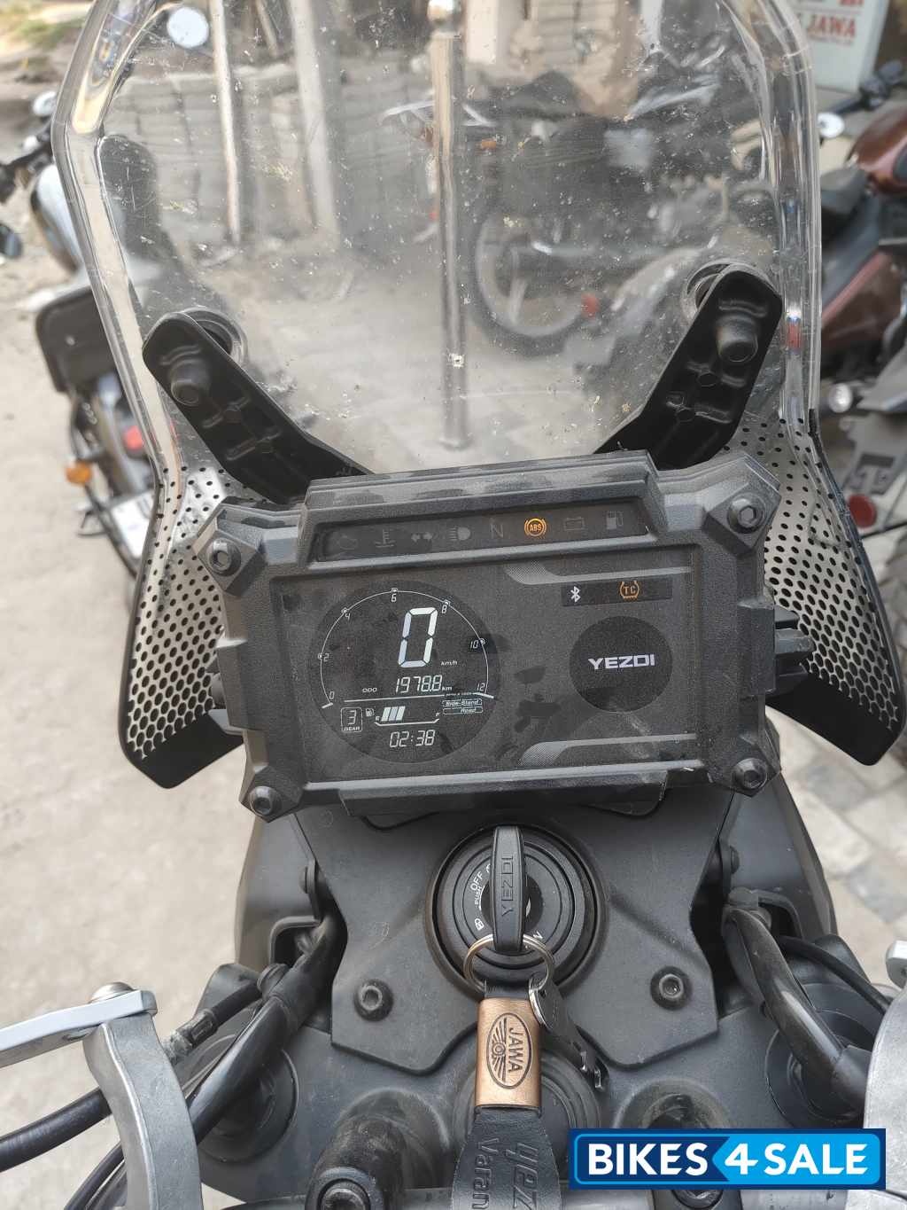 Black Yezdi Adventure Twin Headlight Black Yezdi Adventure Twin Headlight