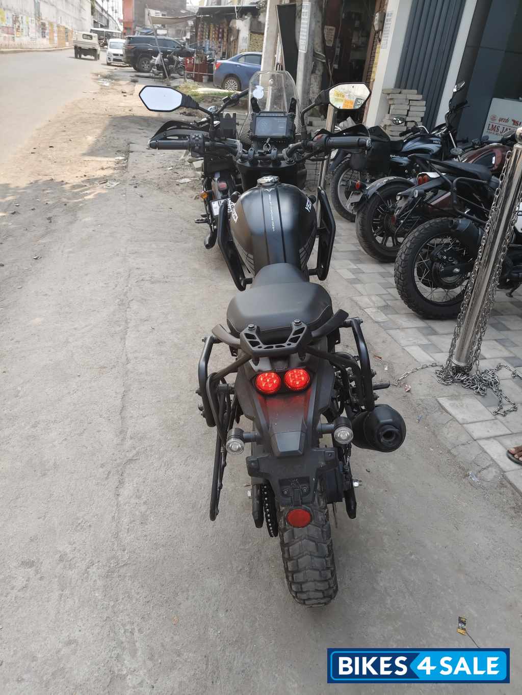 Black Yezdi Adventure Twin Headlight Black Yezdi Adventure Twin Headlight