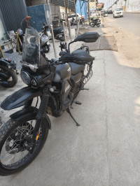 Black Yezdi Adventure Twin Headlight