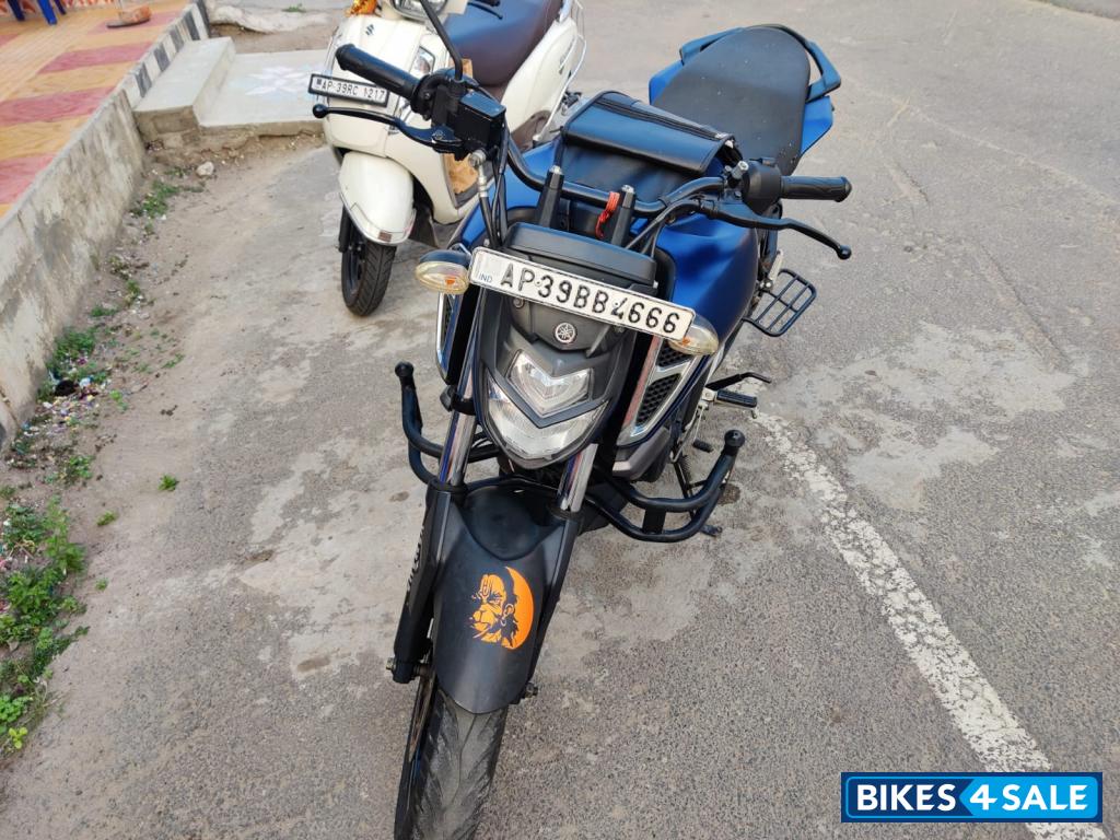 Blue Yamaha FZ-S FI V3 BS6