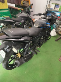 Black Blue Bajaj Pulsar 150 BS6