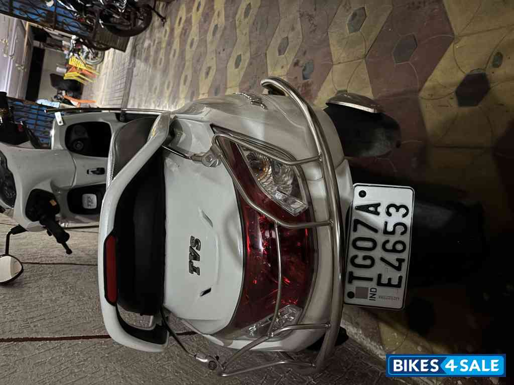 White TVS Jupiter 125
