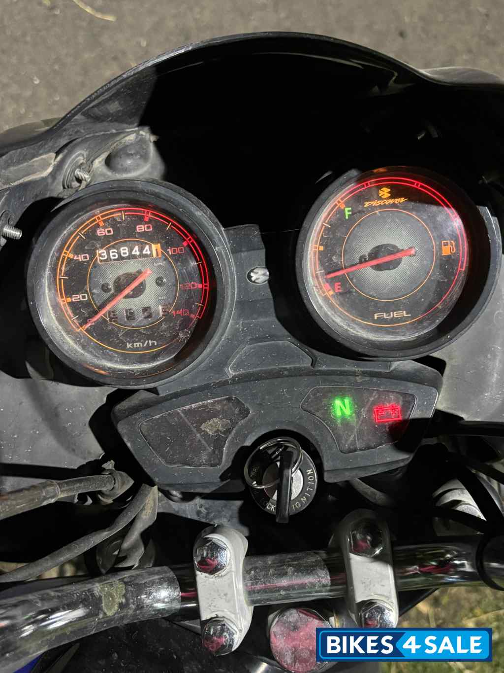 Blue Black Bajaj Discover 125
