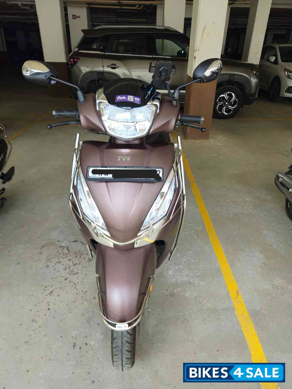 Copper TVS Jupiter 125 SmartXonnect