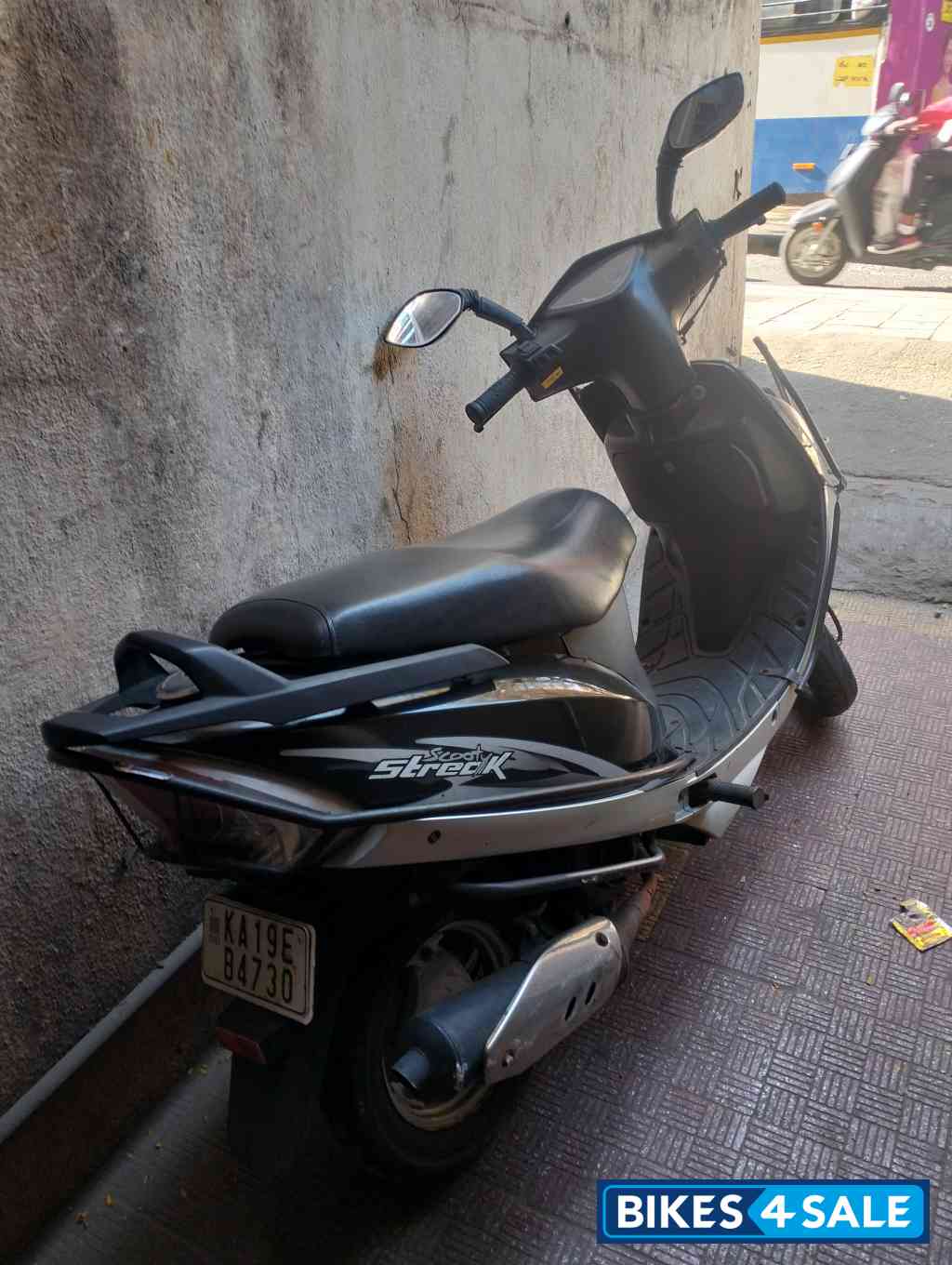 Black And Grey TVS Scooty Streak Black And Grey TVS Scooty Streak