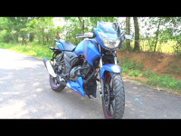 Matte Blue TVS Apache RTR 160