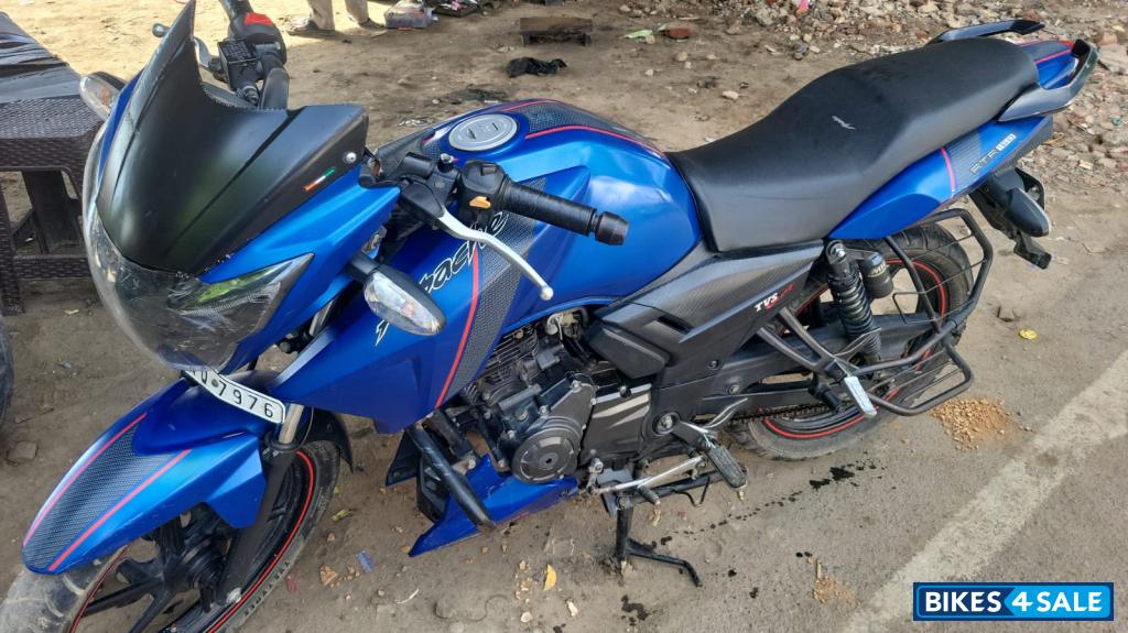 Matte Blue TVS Apache RTR 160