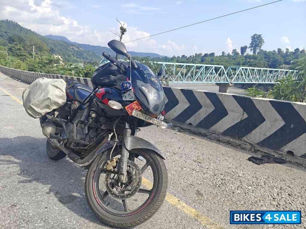 Red Black Bajaj Pulsar 220F