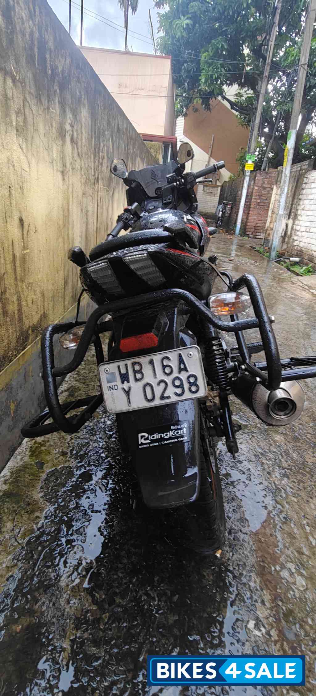 Red Black Bajaj Pulsar 220F