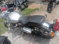 Silver Royal Enfield Bullet Electra