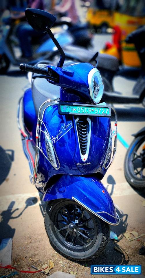Blue Bajaj Chetak Urbane