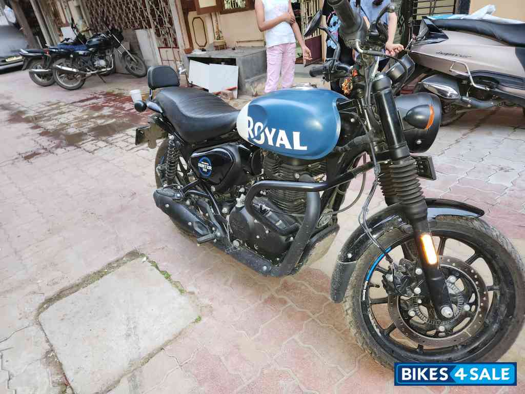 Rebel Blue Royal Enfield Hunter 350 2025 Rebel Blue Royal Enfield Hunter 350 2025