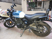Rebel Blue Royal Enfield Hunter 350 2025