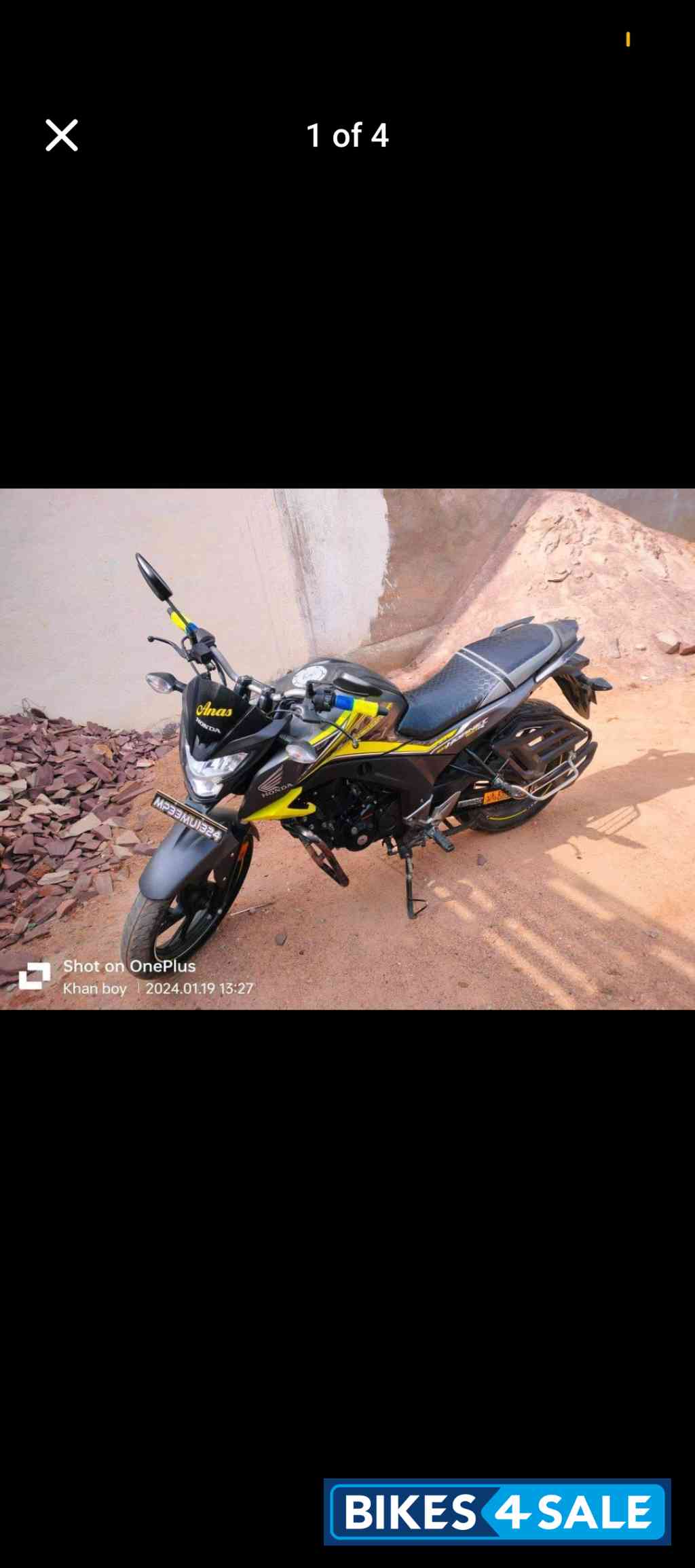 Green Honda CB Hornet 160R ABS