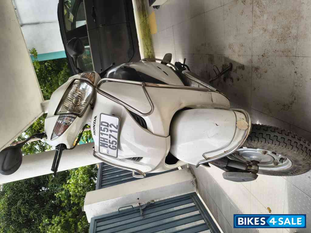 White Honda Activa White Honda Activa