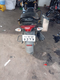 Black And Yellow TVS Victor Premium Edition