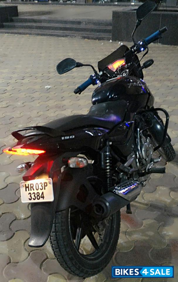 Midnight Black Bajaj Pulsar 150
