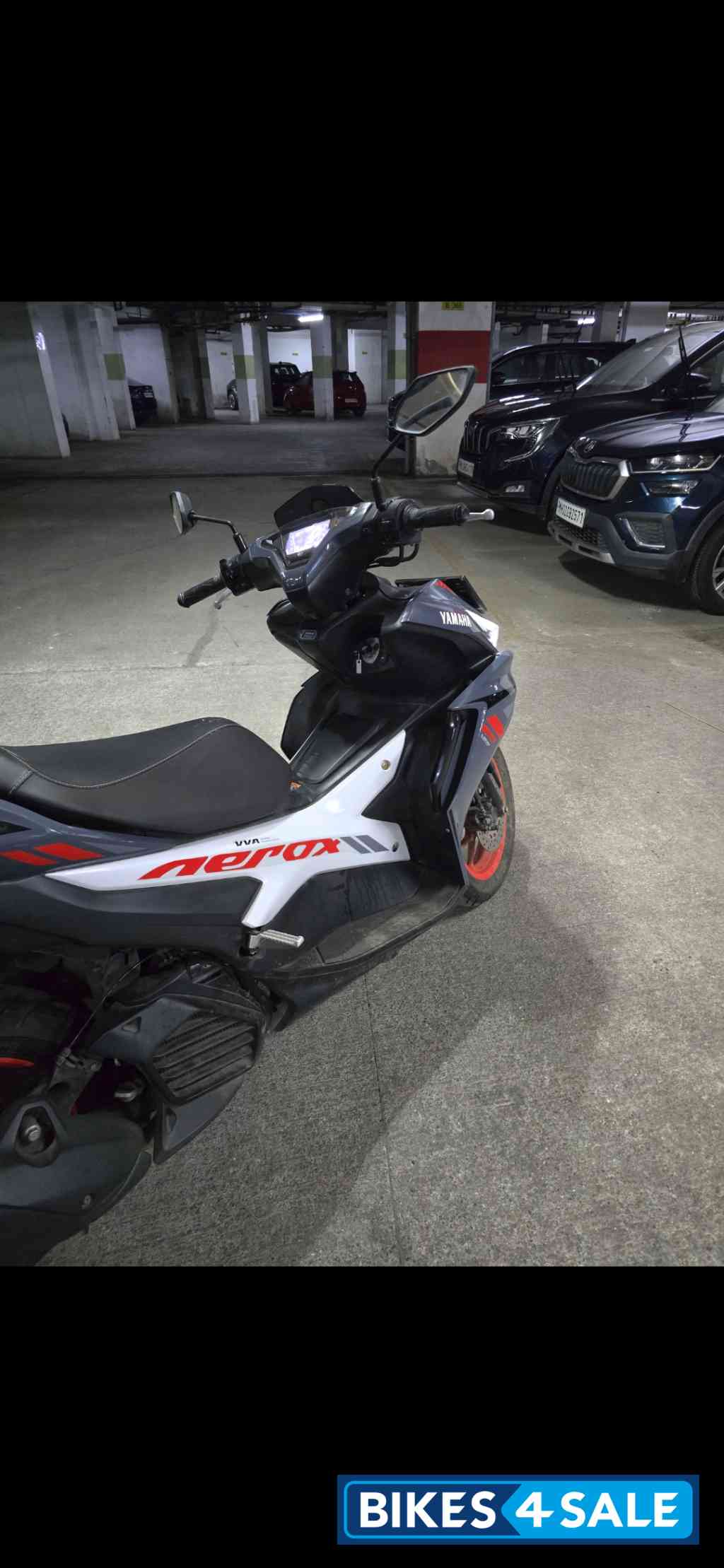 Grey Yamaha Aerox 155