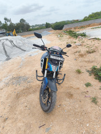 Blue Yamaha FZ-S FI Ver 4.0