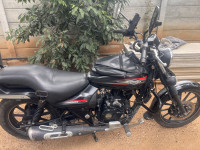 Black And Red Bajaj Avenger Street 220