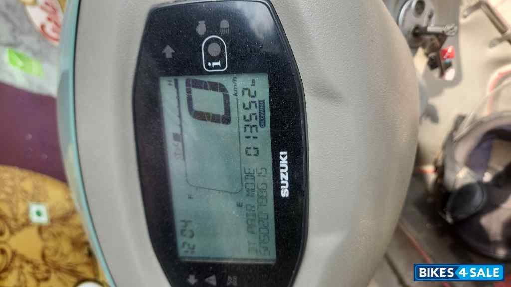 Ice Green White Suzuki Access 125 Ride Connect Edition
