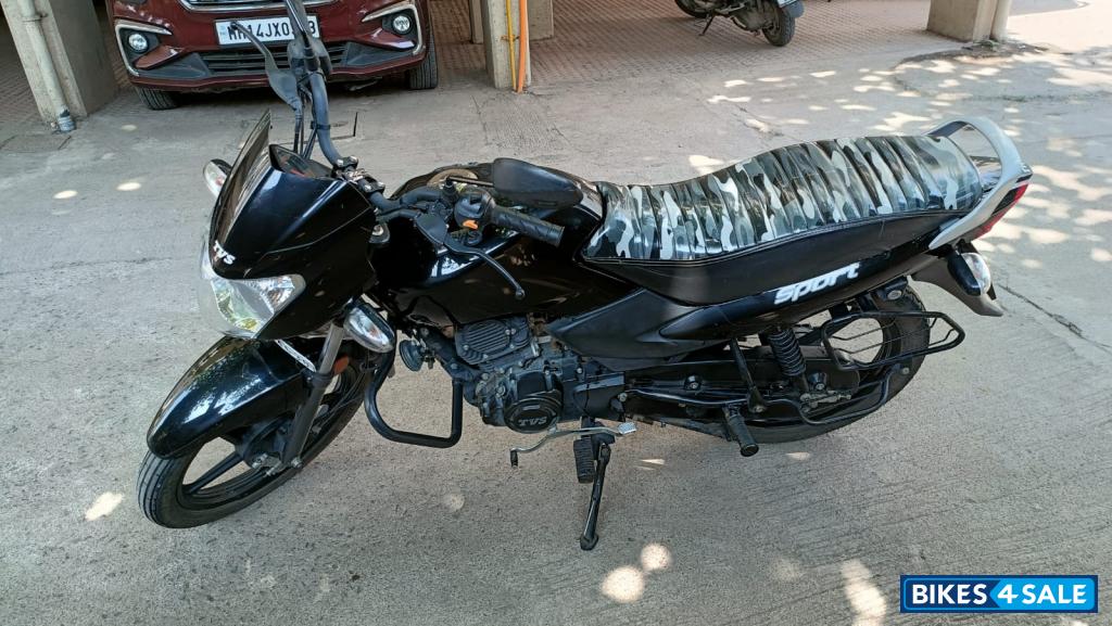 Black TVS Sport BS6 Black TVS Sport BS6