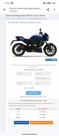Bajaj Dominar 400 Disc
