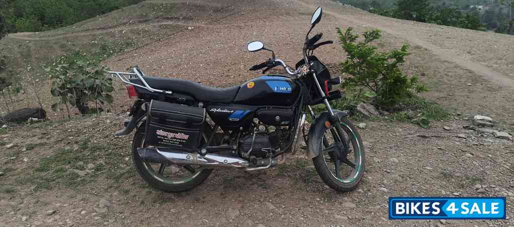 Blue Black Hero Splendor