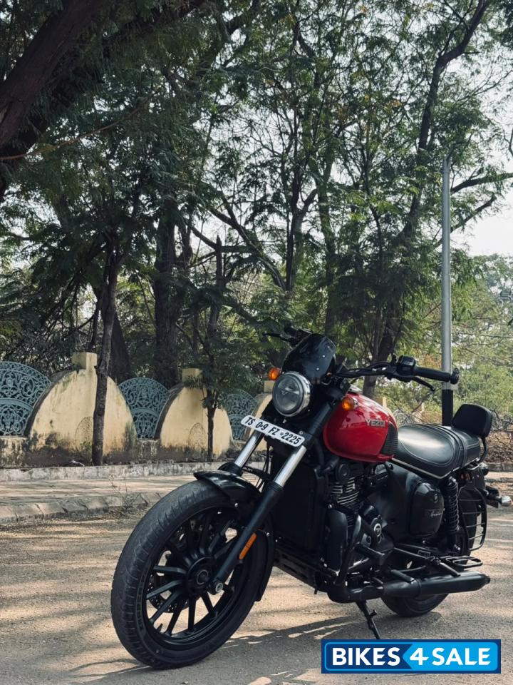 Inferno Red Yezdi Roadster Dark