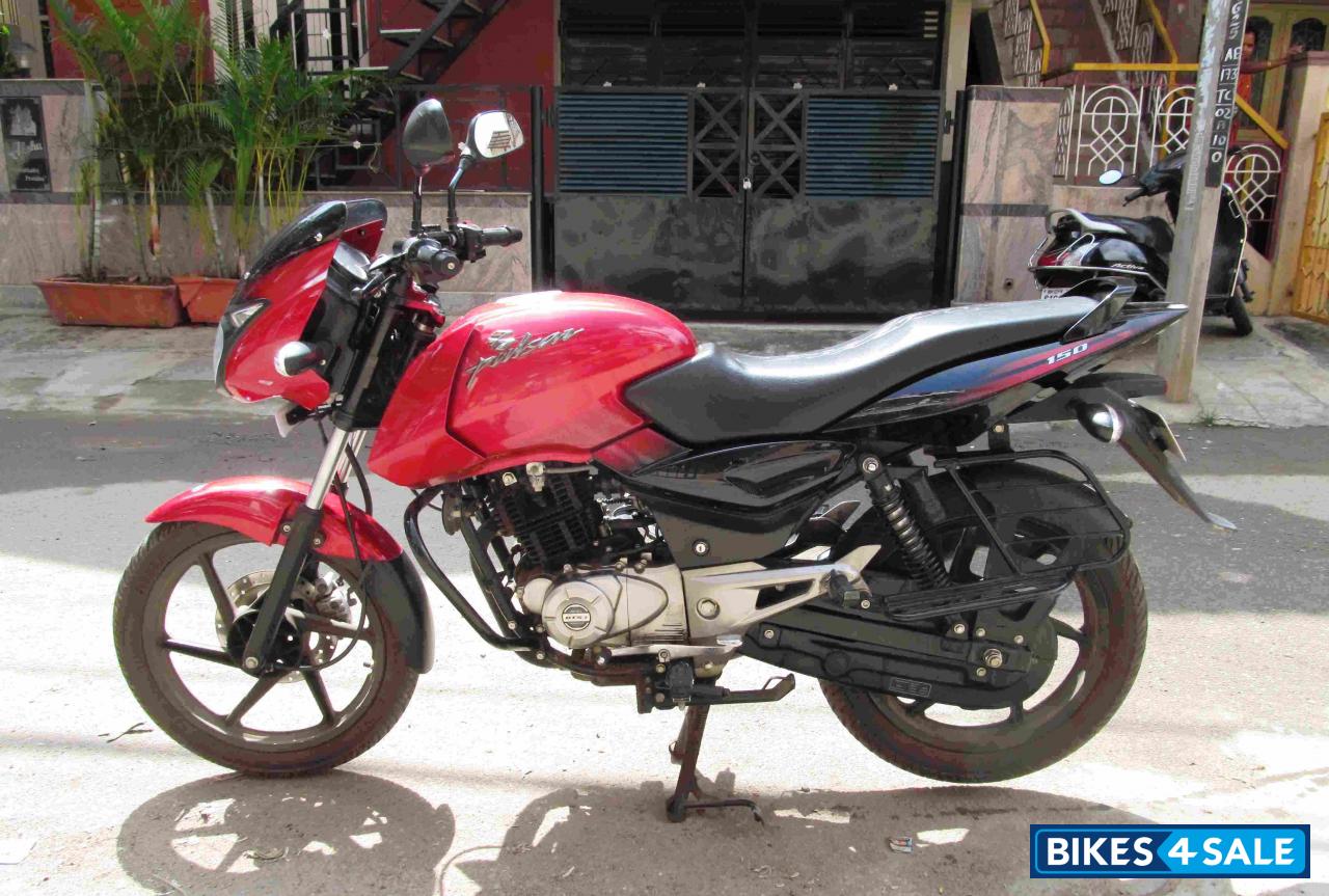 Red In Black Bajaj Pulsar 150 DTSi