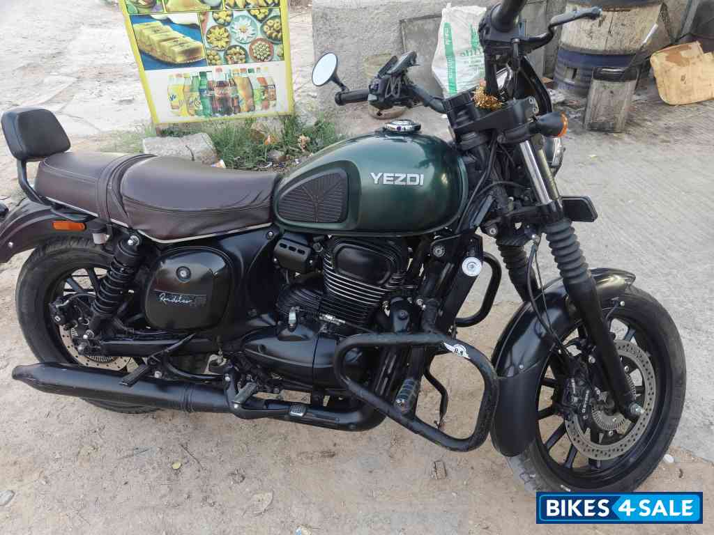 Military Green Yezdi Roadster Dark