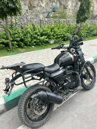 Mambo Black Yezdi Adventure Single Headlight