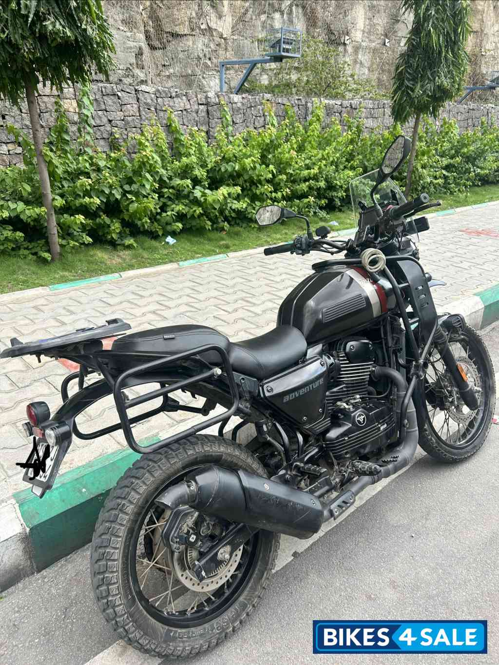 Mambo Black Yezdi Adventure Single Headlight Mambo Black Yezdi Adventure Single Headlight
