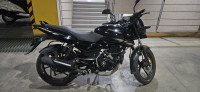 Black & Grey Bajaj Pulsar 125 Neon Disc Single Seat