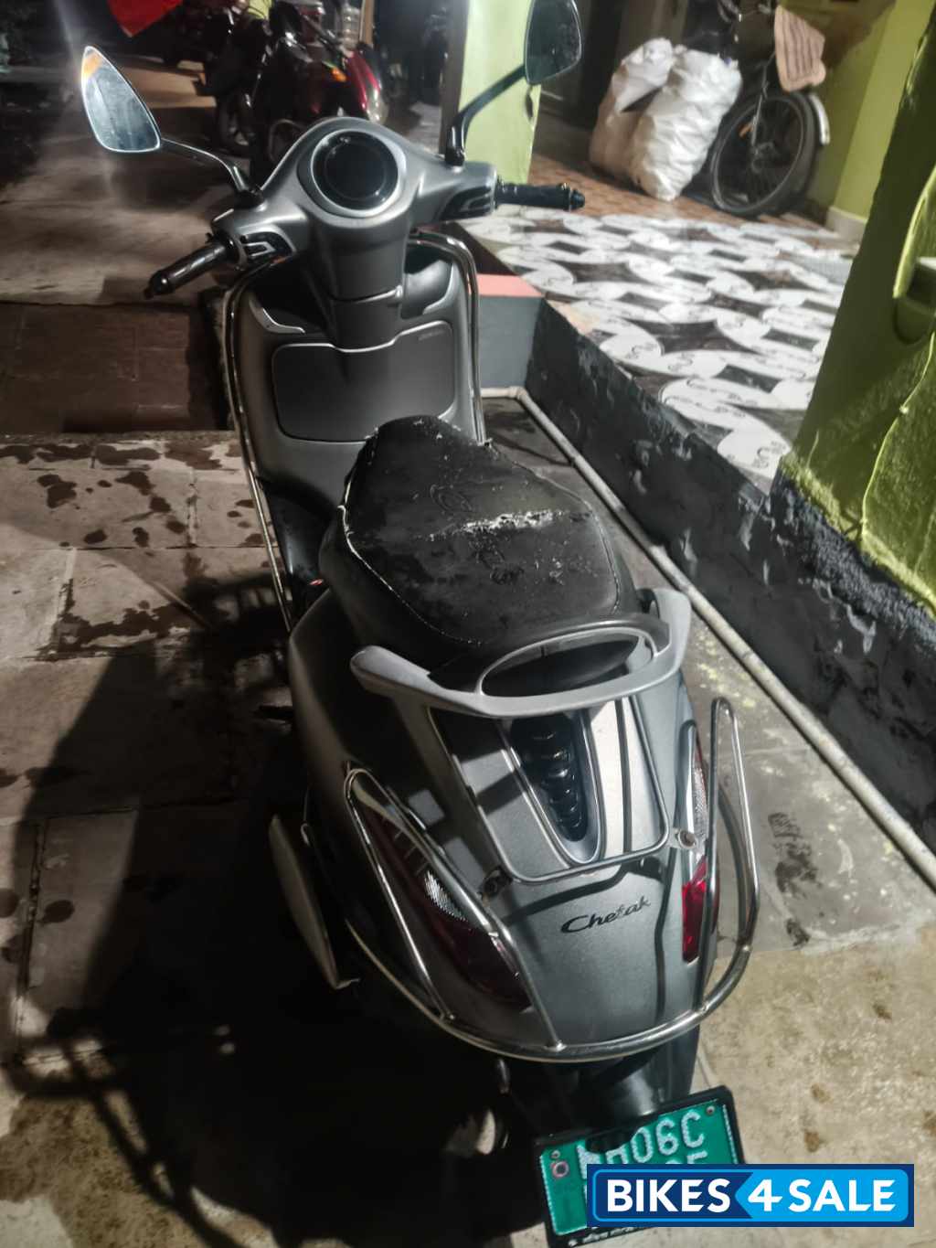 Metallic Grey Bajaj Chetak Urbane