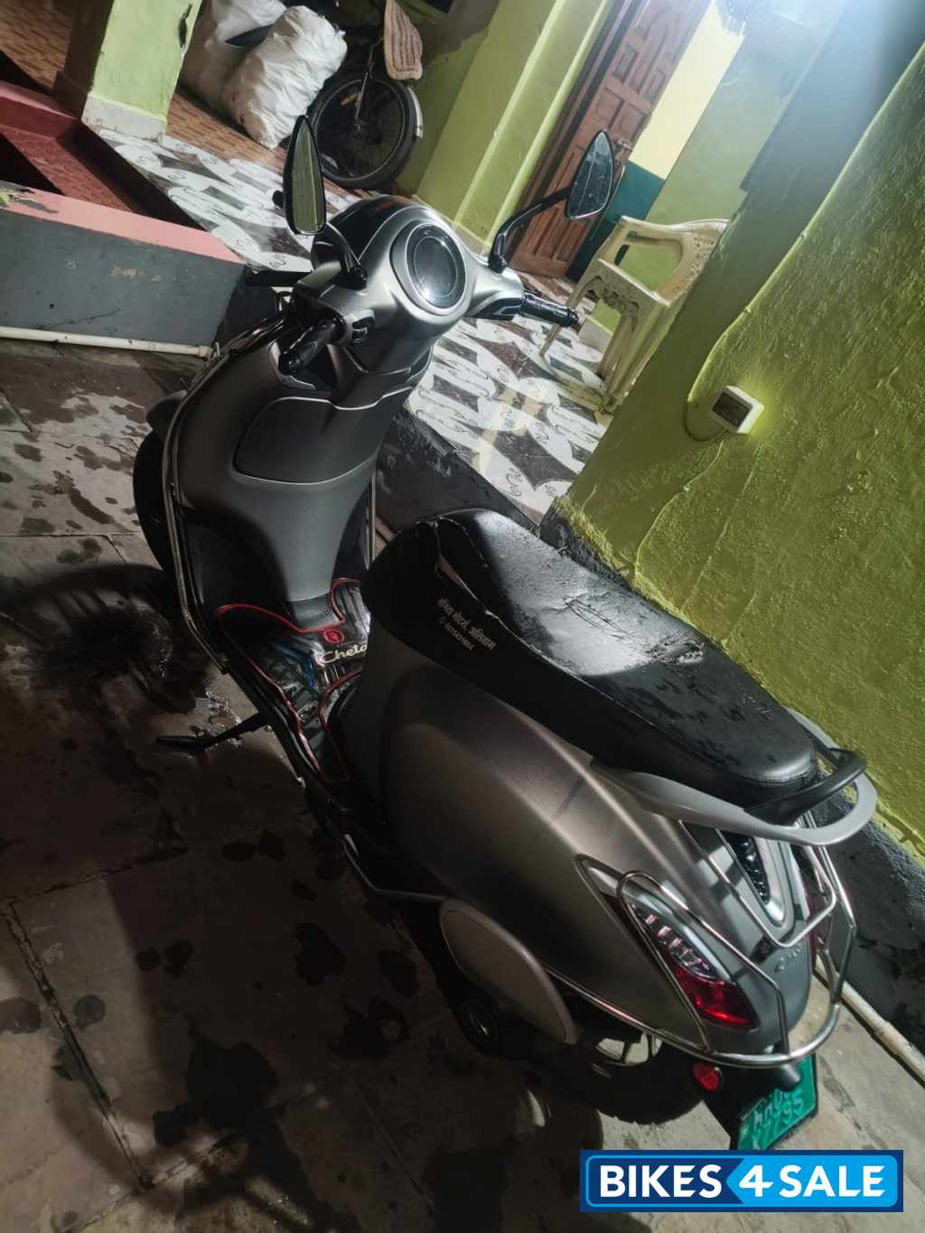 Metallic Grey Bajaj Chetak Urbane